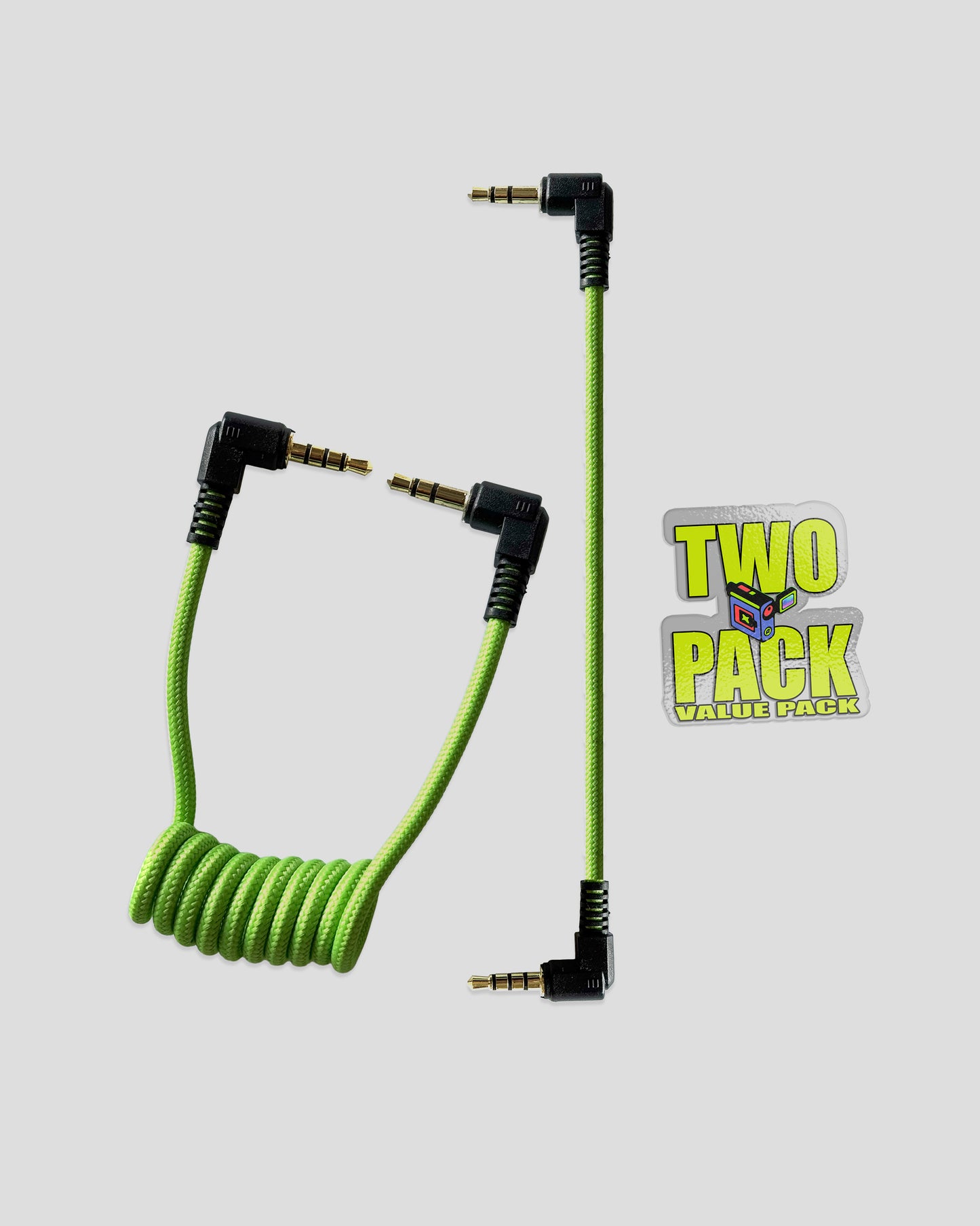 *2 PACK* 3.5mm Camcorder A/V Cable for Tapeless Camcorders