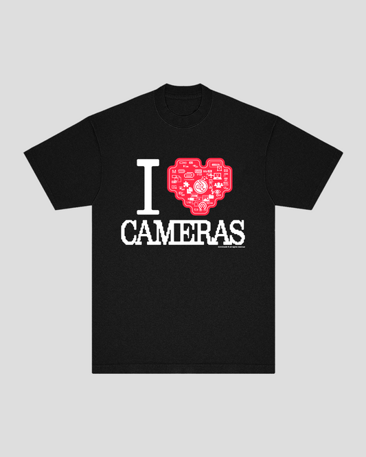 I LOVE CAMERAS TEE
