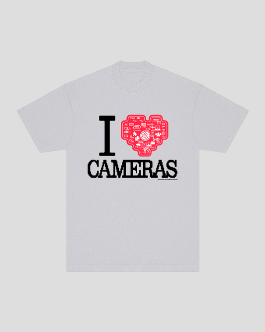 I LOVE CAMERAS TEE